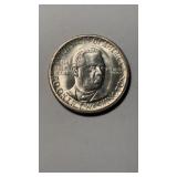 1946 US silver half dollar celebrating Booker T.