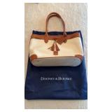 Dooney & Bourke leather purse, bag, brown, and