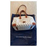 Dooney and Bourke, leather purse bag, with the DB
