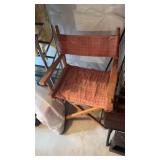 One folding deck chair, boat chair, directors