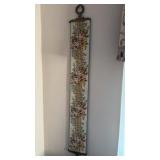 Decorative Bell Paul needlepoint with brass hands
