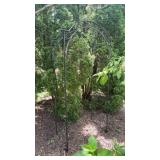 8 foot tall metal arbor archway, out in the