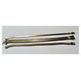 3 Mark Sterling Silver 925 bracelets three