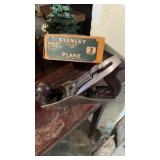 Vintage Stanley number three plane, 1 3/4 inch
