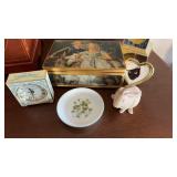 Vintage jewelry box, Roger, LaSalle London, alarm