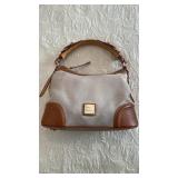 Dooney and Bourke, brown, leather purse, bag,