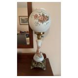 Match pair to Electric table lamps, lit from the