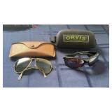 Vintage Ray-Ban, sunglasses, reflective, lenses,