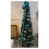 6 foot hoop, Christmas tree, pull up the stand,
