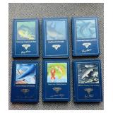 6 fishing books , North American, fishing club
