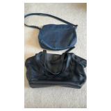 2 leather purse, handbags, one Vince Camuto black