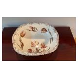 Large antique English porcelain bowl, wash bowl