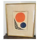 Alexander Calder 1964 original color lithograph