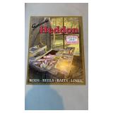 Copy of a vintage Heddon Rod, Reel, Bates, and