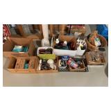Group lot of miscellaneous tools, caulk, around