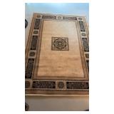 Nice medium room size carpet rug, with an