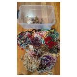 Small tub, light costume, jewelry, mostly