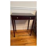 Antique 1840s side table with one drawer,