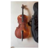 Antique 4 string  full-size acoustic cello with a