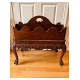 2 section side table, magazine rack or Butler