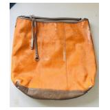 Gianni Chiarini Orange tote bag , pony hair