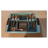 Vintage mid-century, modern flatware, set marked
