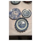 Three antique Chinese porcelain bowls ,  antique