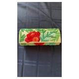 Vintage beaded sequin clutch bag, purse, magnet