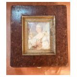 Antique 1840s Storage box, with intricate brass