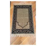 Vintage Istanbul Turkish, small carpet rug, with