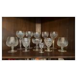 11 eleven Irish Waterford glasses cut Crystal,