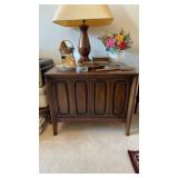 Julius Lansburch side table cabinet, two doors in