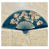 Small Carpet fan rug, Measures 39 inches long by