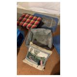 Cat bed, cat pillow, cat mats, two plastic mats