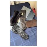 Two pair ladies, leather gloves, one brand new by