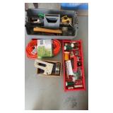 Group lot, vintage tools, includes 100 foot