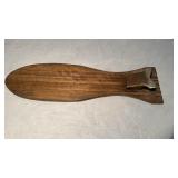 Vintage carved wood, fish, scaling board, with