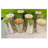 set 12 silver plate, mint julep cups, by the