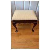 Footstool bench seat, by the Gladhill furniture