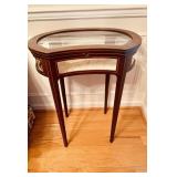 Antique 1850s display case table vitrine