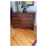 Wonderful Antique 1850s Dresser server ,  three