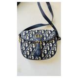 Vintage Marked Christian Dior Bobby bag in Blue &