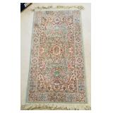 Vintage Karastan Kerman carpet rug, in pastel