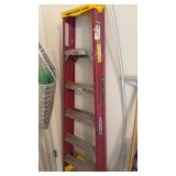 Warner 6 foot step ladder, aluminum and