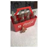 Vintage Coca-Cola eight bottle pack 1 pint size,