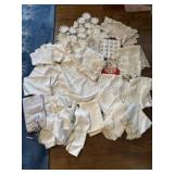 Large Lot of Vintage Doilies & Tablecloths
