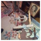 Antique Spinning Wheel - Signed Yet Illegible