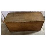 Primitive Pine Antique 6 Board Blanket Box