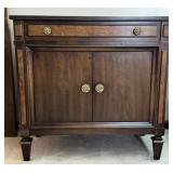 Small Antique "Maddox" Walnut Desk / Cabinet