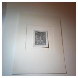 Etienne Delaune (DeLaune) Engraving Circa 1575